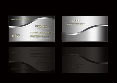 黑白交織，盡顯風(fēng)范 高端商務(wù)家具名片模板設(shè)計(jì)